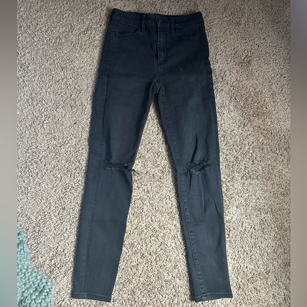 american eagle jeans size 4 length short